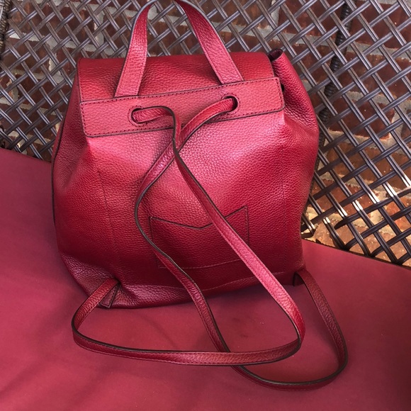 Michael Kors Red Leather Backpack main image 8